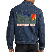 Lightning Bolt Men Denim Jacket | Artistshot