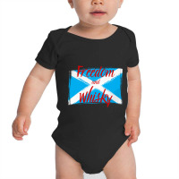 Freedom And Whisky Scotland Flag Baby Bodysuit | Artistshot