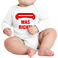 Cyclops Was Right 2 Long Sleeve Baby Bodysuit | Artistshot