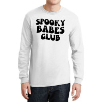 Kids Spooky Babes Club Groovy Retro Long Sleeve Shirts | Artistshot