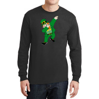 Dabbin' Leprechaun Long Sleeve Shirts | Artistshot