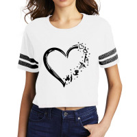 Disability Support Heart Helping Hands Disability Pride Long Sleeve T Scorecard Crop Tee | Artistshot