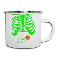 Halloween Green Skeleton X Ray Pregnant Jack O Lantern Camper Cup | Artistshot