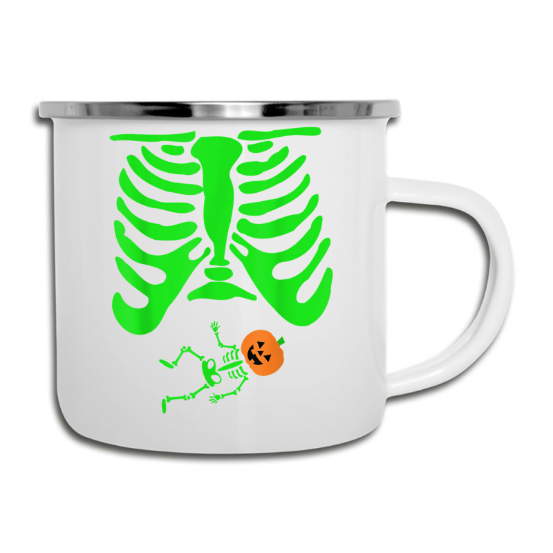 Halloween Green Skeleton X Ray Pregnant Jack O Lantern Camper Cup | Artistshot