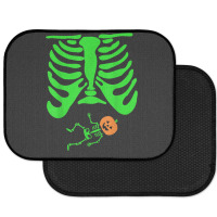 Halloween Green Skeleton X Ray Pregnant Jack O Lantern Rear Car Mat | Artistshot