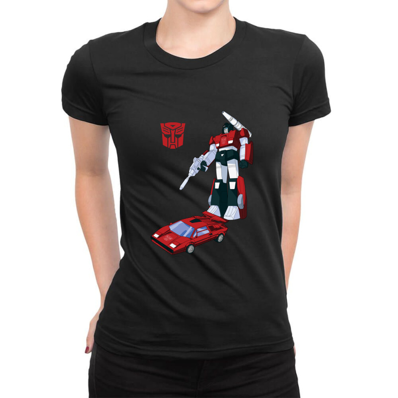 Sideswipe (light Coloured T-shirts) Ladies Fitted T-Shirt by RobertDoss | Artistshot