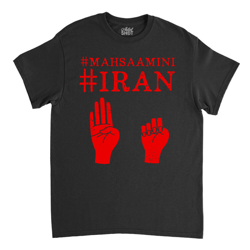 Mahsa Amini Iran Classic T-shirt by Cilukba | Artistshot