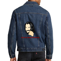 You Are Breathtaking Keanu Reeves Men Denim Jacket | Artistshot