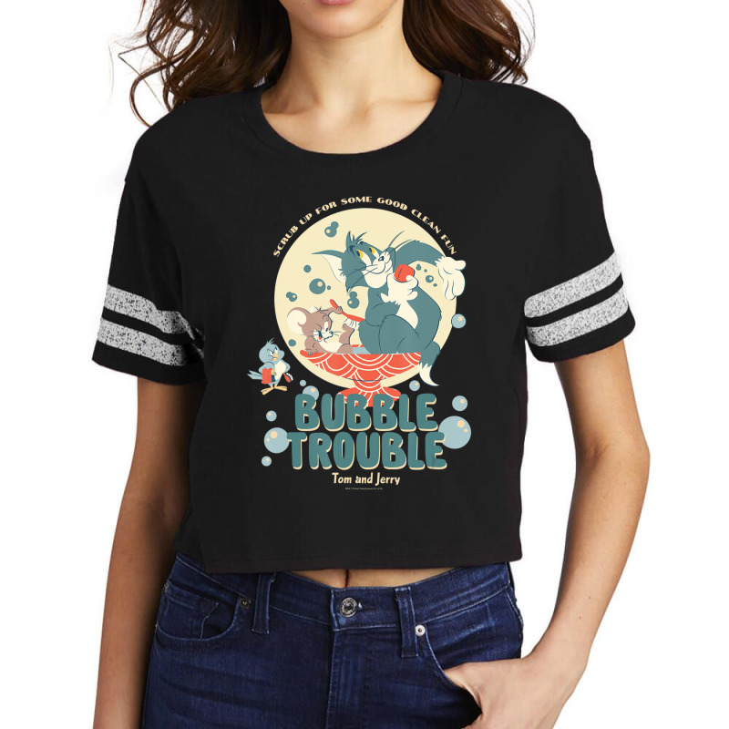 Tom And Jerry Bubble Trouble Scorecard Crop Tee by cm-arts | Artistshot