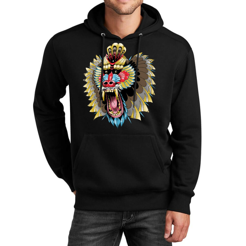 Mandrill, Mandrill Art, Mandrill Painting, Mandrill Vintage, Love Mand Unisex Hoodie | Artistshot