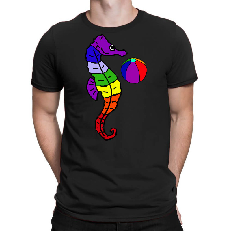 Cool Seahorse And Beach, Cool Seahorse And Beach Art,cool Seahorse And T-shirt | Artistshot