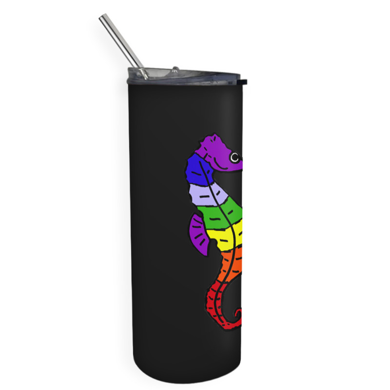 Cool Seahorse And Beach, Cool Seahorse And Beach Art,cool Seahorse And Skinny Tumbler | Artistshot