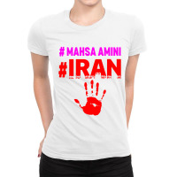 Stand With Women Mahsaa Amini Ladies Fitted T-shirt | Artistshot