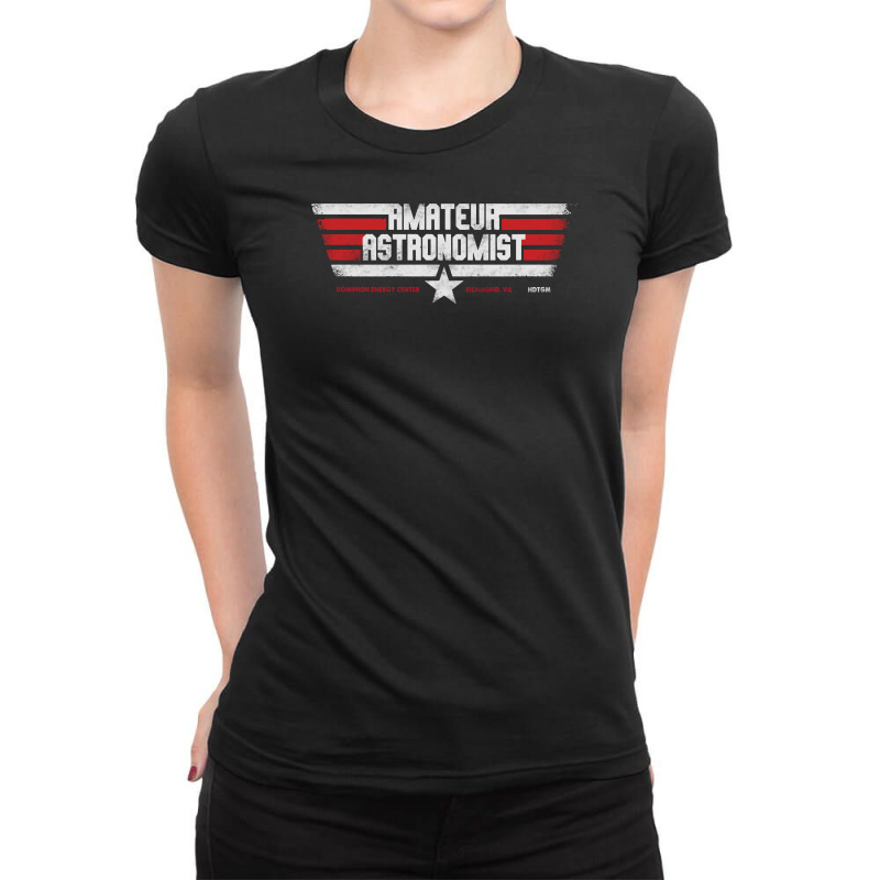 Amateur Astronomist Ladies Fitted T-Shirt by MostWanted | Artistshot