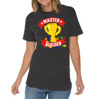 Builder Blocks Puzzle Vintage T-shirt | Artistshot