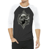 Creepy Satanic Dark Gothic, Creepy Satanic Dark Gothic Art, Creepy Sat 3/4 Sleeve Shirt | Artistshot