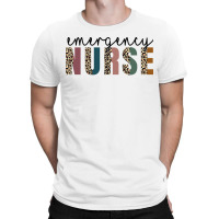 Leopard Emergency Nurse Er Trauma & Emergency Department Long Sleeve T-shirt | Artistshot