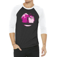 Pink 3/4 Sleeve Shirt | Artistshot