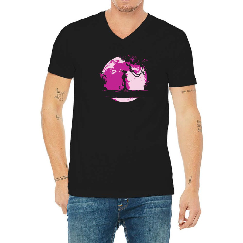 Pink V-Neck Tee by Disgus_Thing | Artistshot