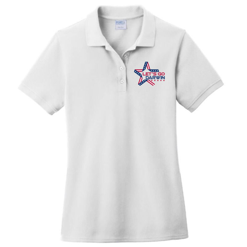 Let's Go Darwin Ladies Polo Shirt by elasting | Artistshot