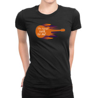 Guitar Strings Ladies Fitted T-shirt | Artistshot