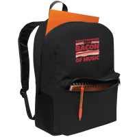 Guitar Synthesizer Gifts   Bacon Of Music Backpack | Artistshot