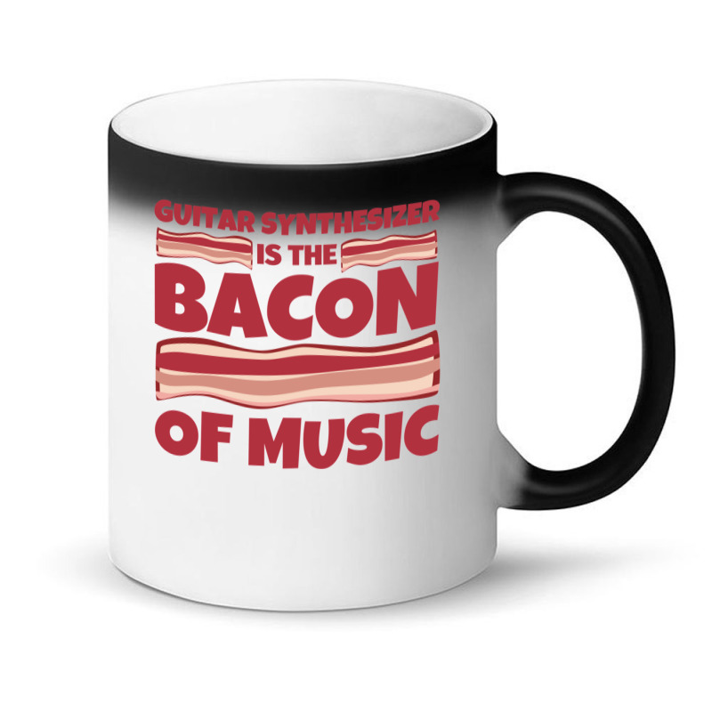 Guitar Synthesizer Gifts   Bacon Of Music Magic Mug | Artistshot