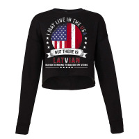 American Latvian Home In Us Patriot American Latvia Flag Cropped Sweater | Artistshot