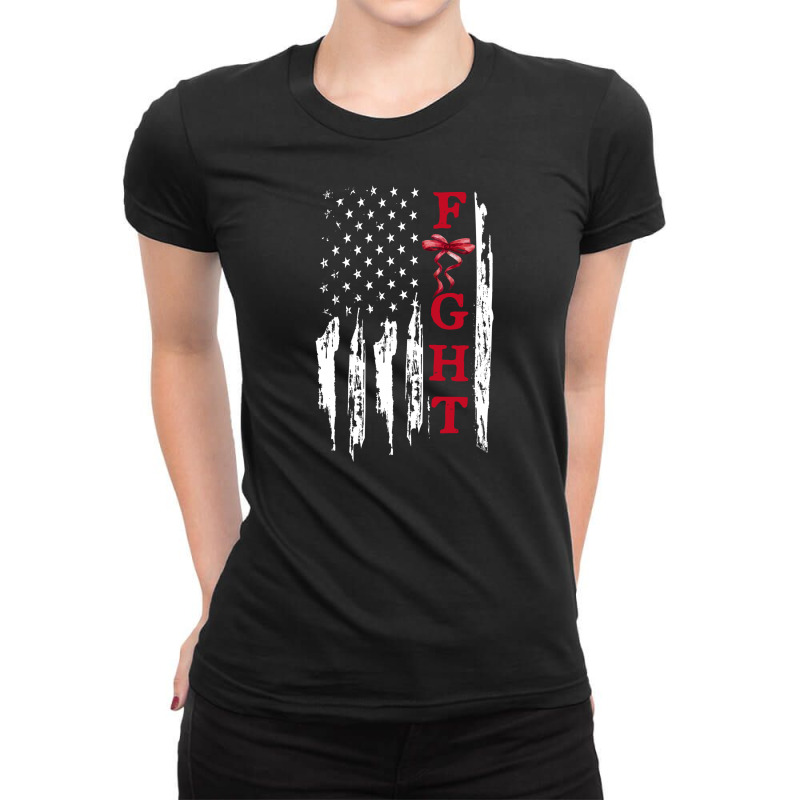 Fight America Ladies Fitted T-Shirt by autlu2024 | Artistshot