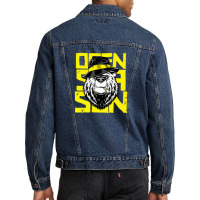 King Bear Men Denim Jacket | Artistshot