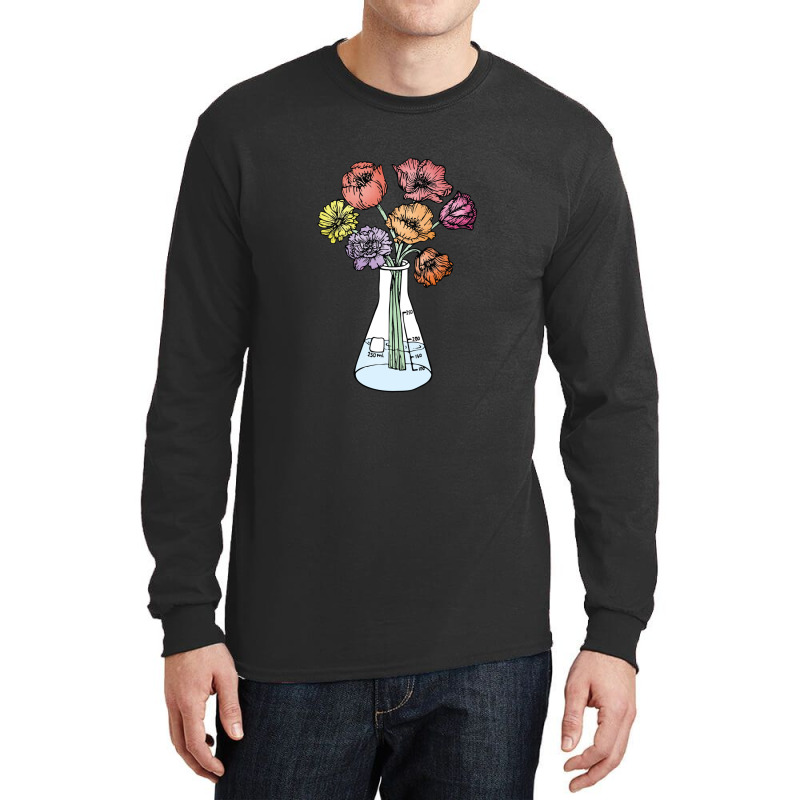 Erlenmeyer Bouquet Long Sleeve Shirts by cm-arts | Artistshot