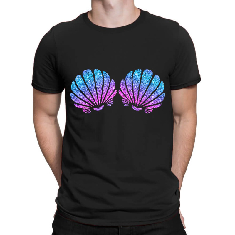 Mermaid Sea Shell Bra Costume Halloween Design Long Sleeve T Shirt T-shirt | Artistshot