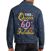 Womens 60 Years Old Gifts 60 & Fabulous Since 1962 60th Birthday Tank Men Denim Jacket | Artistshot