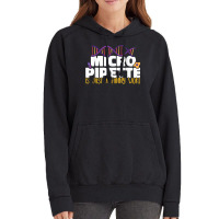 Micropipette Is Just A Funny Word Microbiology Science Vintage Hoodie | Artistshot