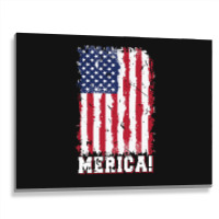 American Flag, American Flag Vintage, American Flag Art, American Flag Metal Print Horizontal | Artistshot