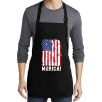 American Flag, American Flag Vintage, American Flag Art, American Flag Medium-length Apron | Artistshot