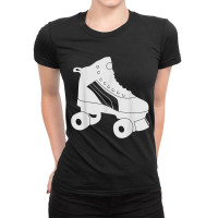 Retro Roller Skate Blank Ladies Fitted T-shirt | Artistshot