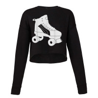 Retro Roller Skate Blank Cropped Sweater | Artistshot