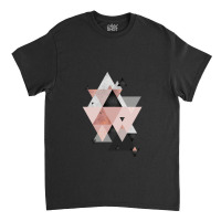 Geometric Compilation In Rose Gold And Blush Pink Classic T-shirt | Artistshot