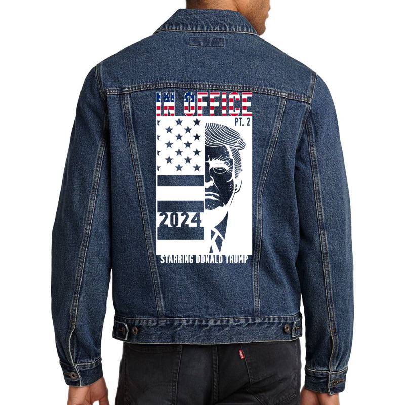 Trump In Office, Trump In Office Art, Trump In Office Vintage, Trump I Men Denim Jacket | Artistshot