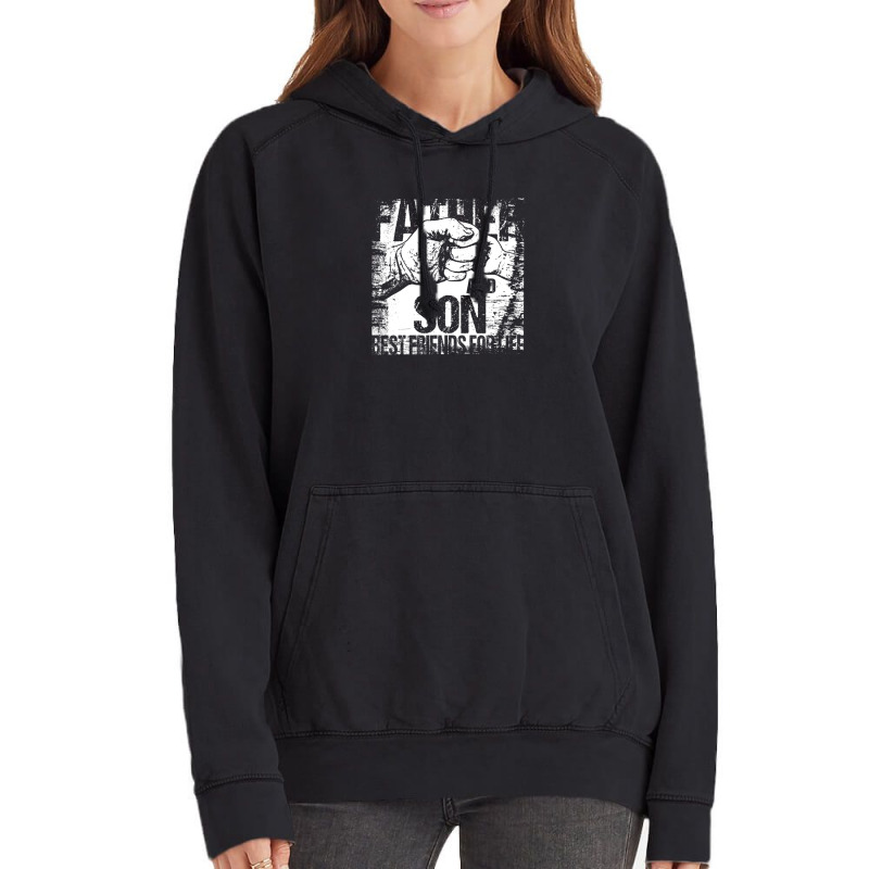 Father And Son Best Friends For Life Fist Bump Vintage Hoodie | Artistshot