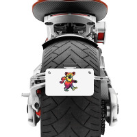 Bear Grateful Motorcycle License Plate | Artistshot