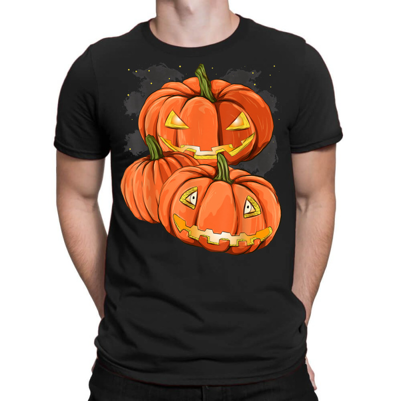 Spooky Halloween Jack O Lantern Costume Scary Pumpkin T-shirt | Artistshot