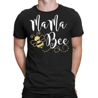 Womens Birthday Bee Family Mama Bee Mom Mothers Gift For Women V Neck T-shirt | Artistshot