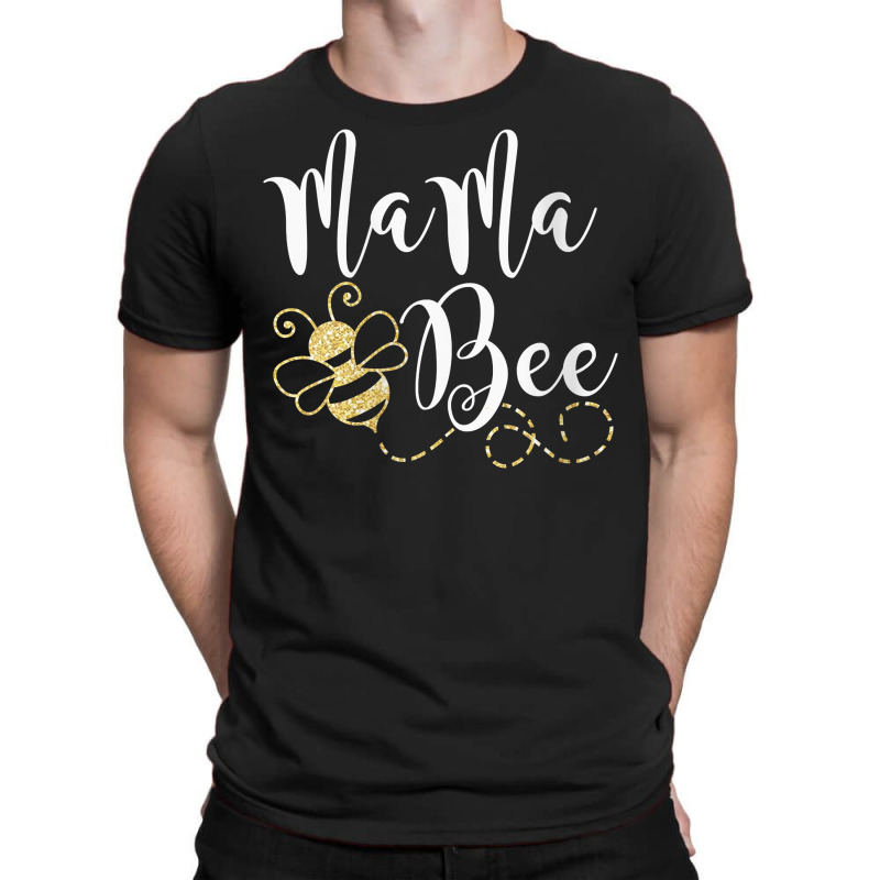 Womens Birthday Bee Family Mama Bee Mom Mothers Gift For Women V Neck T-shirt | Artistshot