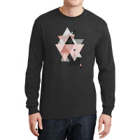 Geometric Compilation In Rose Gold And Blush Pink Long Sleeve Shirts | Artistshot