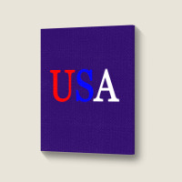 Usa Portrait Canvas Print | Artistshot