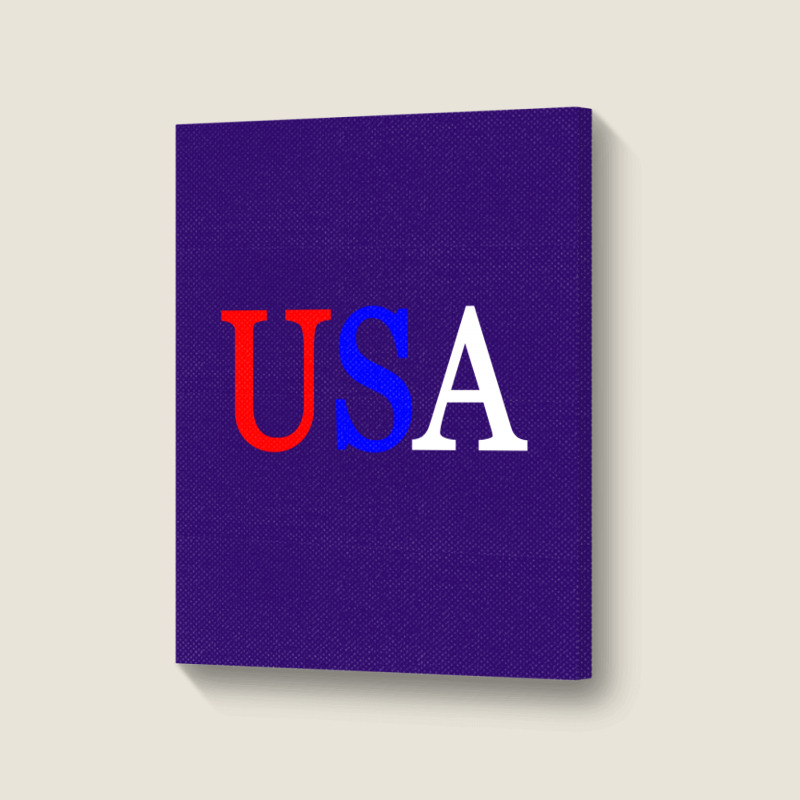 Usa Portrait Canvas Print | Artistshot