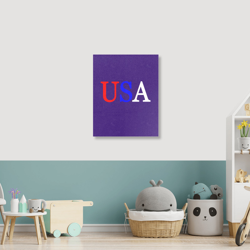 Usa Portrait Canvas Print | Artistshot