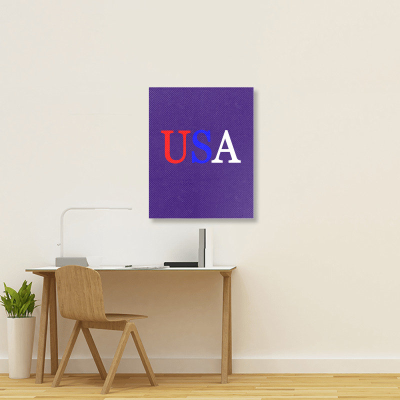 Usa Portrait Canvas Print | Artistshot